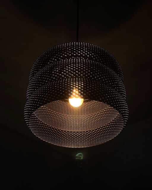 Mara Pendant Lamp, Modern Ripple Mesh Contemporary 3D Printed Lighting - image 1