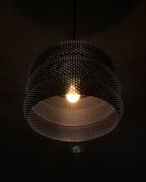 Mara Pendant Lamp, Modern Ripple Mesh Contemporary 3D Printed Lighting - thumbnail 1