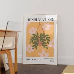 Henri Matisse Inspired Botanical Print Retro Floral Galerie R??tro - thumbnail 3