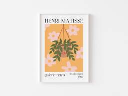 Henri Matisse Inspired Botanical Print Retro Floral Galerie R??tro - thumbnail 1