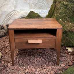 Wooden Night Stands, Bedside Table, Mid Century Style Nightstand With Drawer, Modern Side Bedroom Furniture - Us Duties Prepaid - thumbnail 4