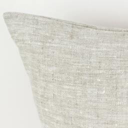 Natural Linen Cushion Cover 55x55 Pillow Covers, Modern Farmhouse Pillows Handmade Pillowcases, Traditional Case Euro Sham 26 - thumbnail 2