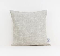 Natural Linen Cushion Cover 55x55 Pillow Covers, Modern Farmhouse Pillows Handmade Pillowcases, Traditional Case Euro Sham 26 - thumbnail 1