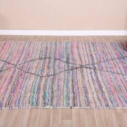 Vintage Boujaad Rug, Authentic Moroccan Rug 6x9 Ft - thumbnail 3