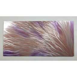 Modern, Abstract, Contemporary Metal Wall Art, Sculpture, 3D Effect, By R Toomer Art. Copper, Silver & Purple. Indoor/Outdoor - thumbnail 3