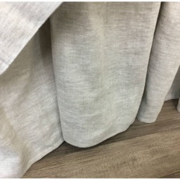 Linen Bed Skirt in Medium Weight Undyed, Linen Dust Ruffle, Shabby Chic Bedding, Queen, King, Twin, California King - thumbnail 2