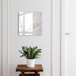 Marble Elegance Key Cabinet For Home, White Industrial Box, Minimalist Textures, Lovers Of & Simplicity - thumbnail 1