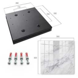 Marble Elegance Key Cabinet For Home, White Industrial Box, Minimalist Textures, Lovers Of & Simplicity - thumbnail 4