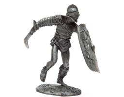 Tin 54mm Rome. Gladiators. Gladiator Sekutor 132 Scale - thumbnail 1