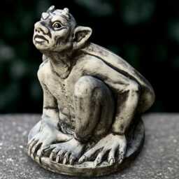 Outdoor Monster Sculpture Concrete Gargoyle Statue Gothic Figure Garden Ornament Handmade Decor Gargoyle Lover Gift - thumbnail 3