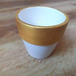 Gold Top Mini Plant Pot - thumbnail 3