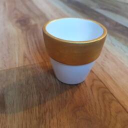 Gold Top Mini Plant Pot - thumbnail 2
