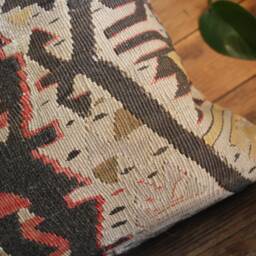 40cm - 16Inch Stunning Kilim Pillow Cover - Boho Antique Nomadic Styled Motifs - thumbnail 3