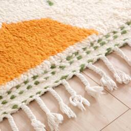 Wool Beni Ourain Rug, Moroccan Rug 3x5 Ft, Authentic Handmade Berber Carpet, Genuine Rug, Area Tapis Berbere, Teppich - thumbnail 4
