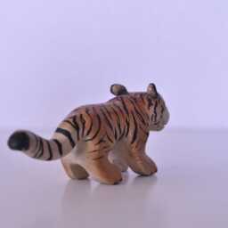 Tiger Wooden Figurine - thumbnail 3