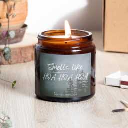 Snowny Splendor Bookish Candle Vegan Eucalyptus & Mint Scent - thumbnail 2