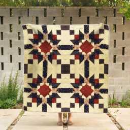 Timeless Tapestry Quilt Pattern - Classic Patchwork Throw - Digital Download - thumbnail 1
