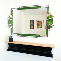 Art Deco Over Mantle Wall Mirror - thumbnail 3