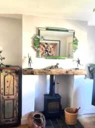 Art Deco Over Mantle Wall Mirror - thumbnail 1
