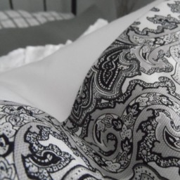 Paisley Print.black.grey.white.pillow Covers.slipcovers.toss Pillows.throw Pillows.home Decor Pillows.farmhouse Pillows.winter Decor - thumbnail 3