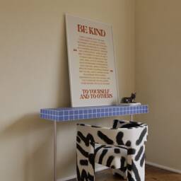 Be Kind To Yourself Retro Print Minimalist Positivity Poster - thumbnail 3