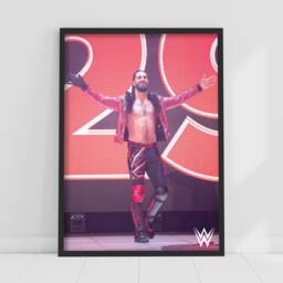 Wwe Print - Seth Rollins Entrance Poster Wrestling Wall Art - thumbnail 1