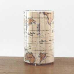 World Map Tube Lamp Globe Planisphere Travel - Bedside Gift Idea For Birthdays & Mother's Day - thumbnail 4