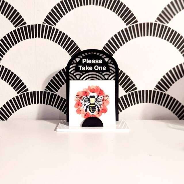 Waves Arch Business Card Holder - 3 Sizes - image 1