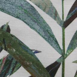 Pillow Cover With Tropical Palm Leaves in Different Shades Of Green - thumbnail 2