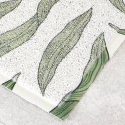 Green Leaf William Morris Doormat - Pattern Houseplant Mat Plant Lover Welcome Mat Housewarming Gift - thumbnail 2