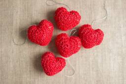 Szyde??kowa Ozdoba ??wi??teczna W Kszta??cie Serca R??cznie Robiona, Ekologiczna Dekoracja - thumbnail 1