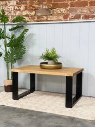 Nang // Scandinavian Pine Coffee Table With Square Legs