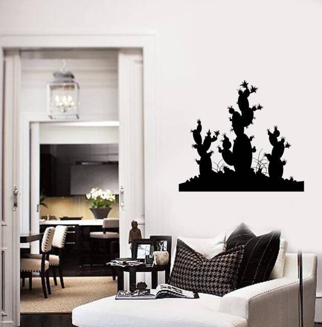 Cactus Vinyl Wall Decal Home Decor Art Room Interior Stickers Mural - #2854Di - image 1