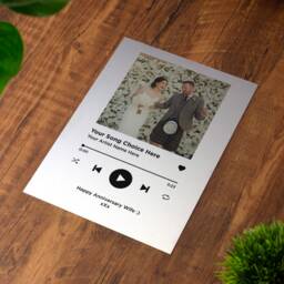 Personalised Song Plaque Metal Poster Aluminium Music Wall Art Print Any Photo/Gift - thumbnail 3