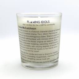 Shane Mccutcheon Glass Votive Candle // Lgbtq Altar - thumbnail 2