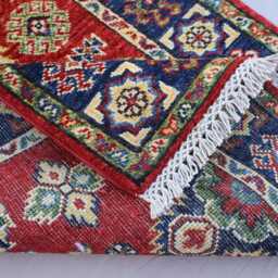 10 Ft Long Rug, Bidjar Runner Hand Knotted Wool Afghan Geometric Kazak Turkmen Tribal Oriental Red Hallway - thumbnail 4