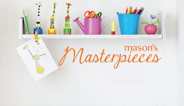 Masterpieces Wall Decal, Playroom Children's Wall Decals For Kids, Stick On Art, Kids Sticker, Vinyl Decal B325 - image 1