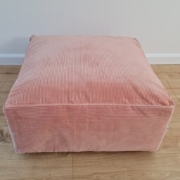 "Hemp Floor Cushion Pouf 24""x24" - thumbnail 3