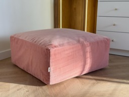 "Hemp Floor Cushion Pouf 24""x24"