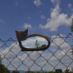 Brown Cat Mirror, Decorative Wall Mirror, Purfect Gift For Cat Lovers, Mirror With Cat, Home Or Office Decor, Hippy Furniture - thumbnail 3