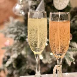 Champagne Gel Wax Candle Handmade Party Decor - thumbnail 2
