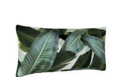 Banana Palm, Swaying Palm Lumbar Throw Pillow, Canvas Or Velveteen Boho 24X12In, 18X18In 22 X 22In, Decorative Cushion Bed Pillow - thumbnail 2