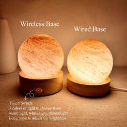 Custom Sun Night Light, Orange Planet Lamp, Nebula Desk Galaxy Table Baby Bedside Nursery Decor For Mom - thumbnail 3