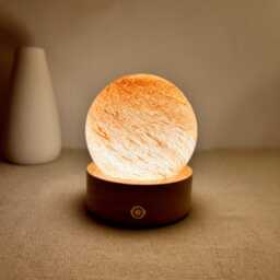 Custom Sun Night Light, Orange Planet Lamp, Nebula Desk Galaxy Table Baby Bedside Nursery Decor For Mom - thumbnail 4