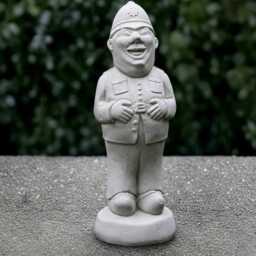 Funny Police Officer Statue Humorous Policeman Garden Decoration Concrete Cop Figurine Outdoor Novelty Sculpture Gift For - thumbnail 1