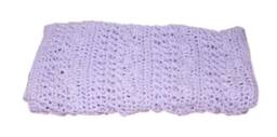 Crochet Lavender Baby Blanket, Lilac Afghan, Newborn Gift