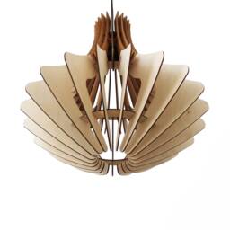 Wood Pendant Lamp/Elegant Chandelier Hanging Contemporary Dining Light Modern Ceiling Minimalist Fixture - thumbnail 2
