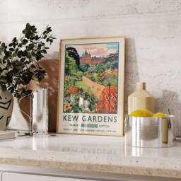 Kew Gardens Print, London Botanical William Morris Poster, Vintage Wall Art, Floral A1/A2/A3/A4 - thumbnail 3