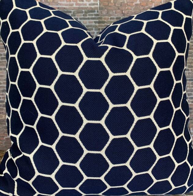 Outdoor Pillow Cover - Swsd Indigo - image 1
