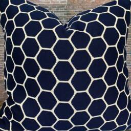 Outdoor Pillow Cover - Swsd Indigo - thumbnail 2